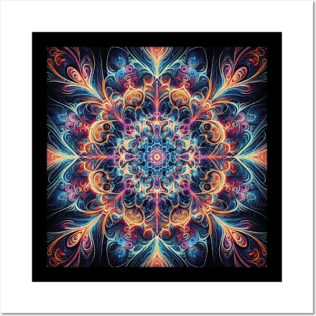 Stylized kaleidoscopic Wall Art by SARKAR3.0